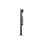 Wallbox Eiffel Basic pedestal, Single Mounting, Compatible Pulsar Plus and Commander 2, Indoor + Outdoor, IK10, Steel, Black
