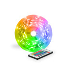 KSIX LED strip 5 m, RGB, 16 colors lighting, Remote control, IP20