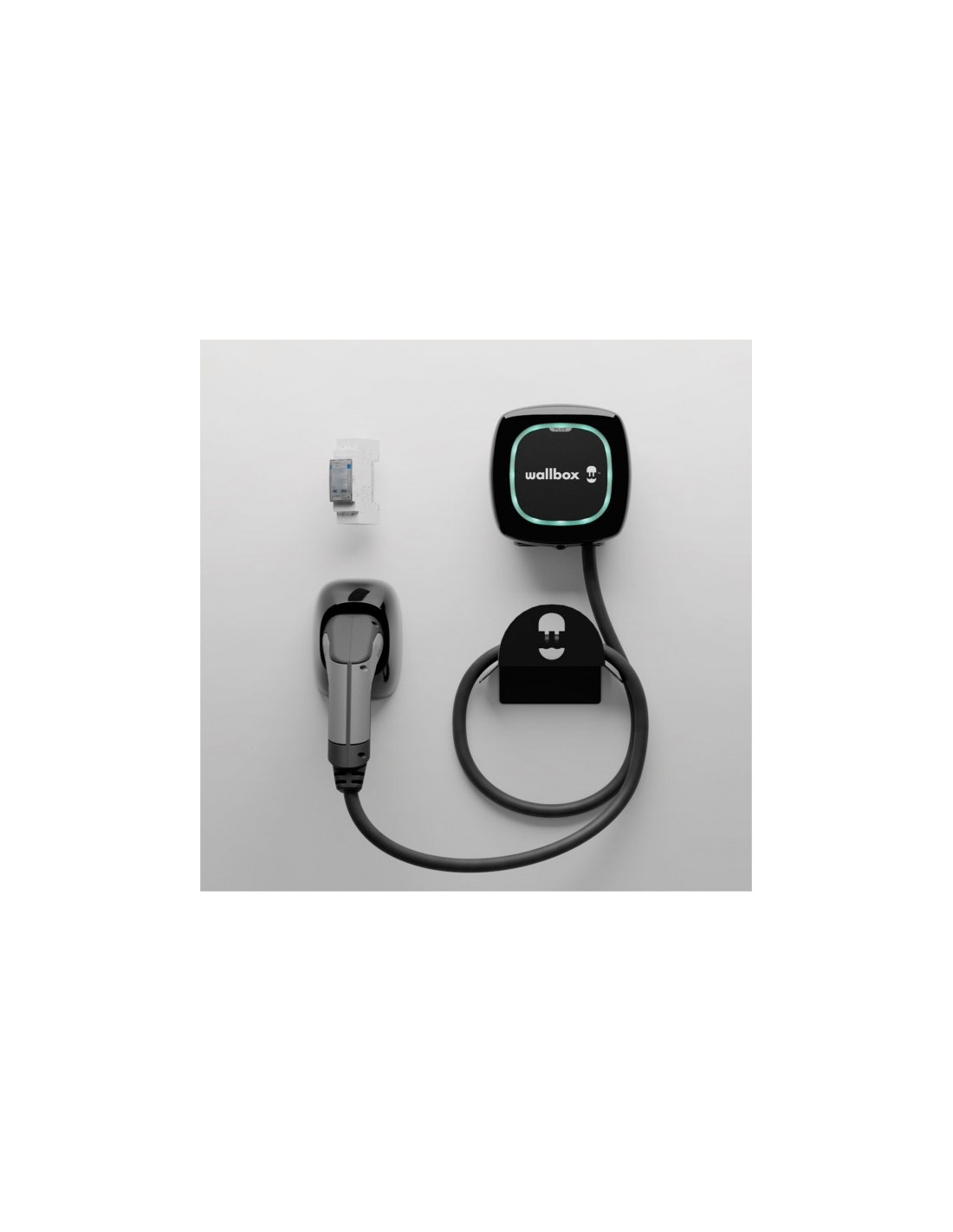 Wallbox Kit Pulsar Plus EV charger, 5m, type 2, 22kW + Cable holder +  Powerboost Power