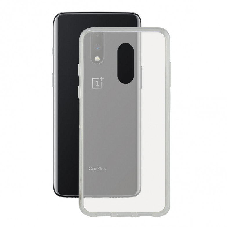 Funda para One Plus 7, Semirrígida, Transparente