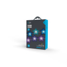 KSIX Star LED garland 5m, RGBIC, 20 lm, Sync music, App compatible with Alexa, Google Home and Siri