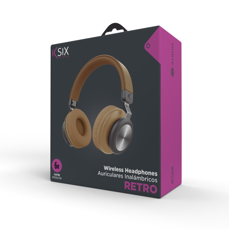 Auriculares inalámbricos KSIX Retro...