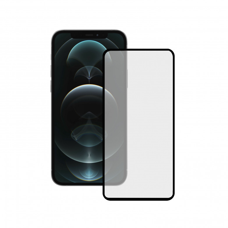 Ksix full glue screen protector tempered glass 9h for iPhone 13 mini black edge (1 unit)