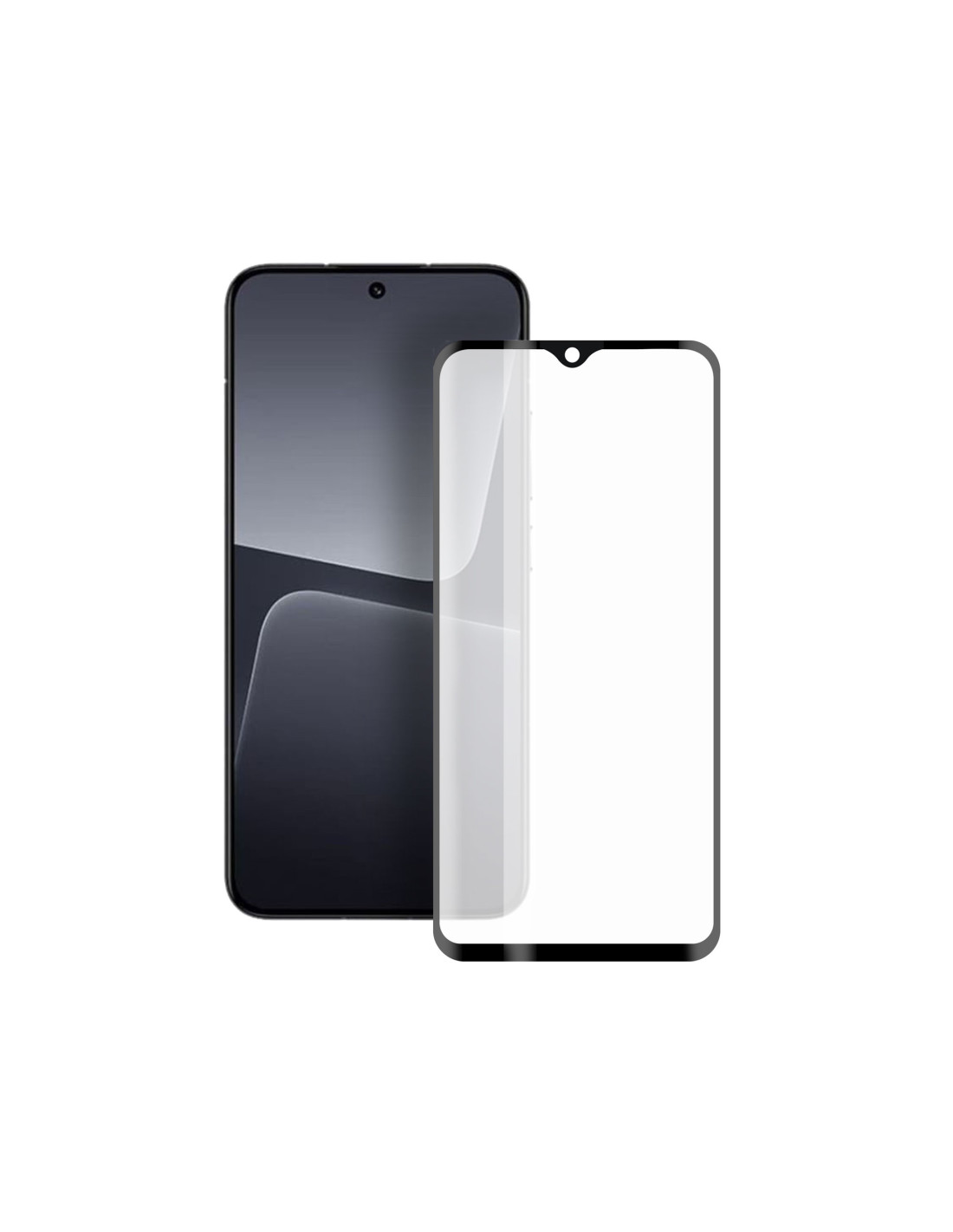 Protector de pantalla para Xiaomi Redmi Note 11, Vidrio templado, Grosor  0,33 mm, Negro