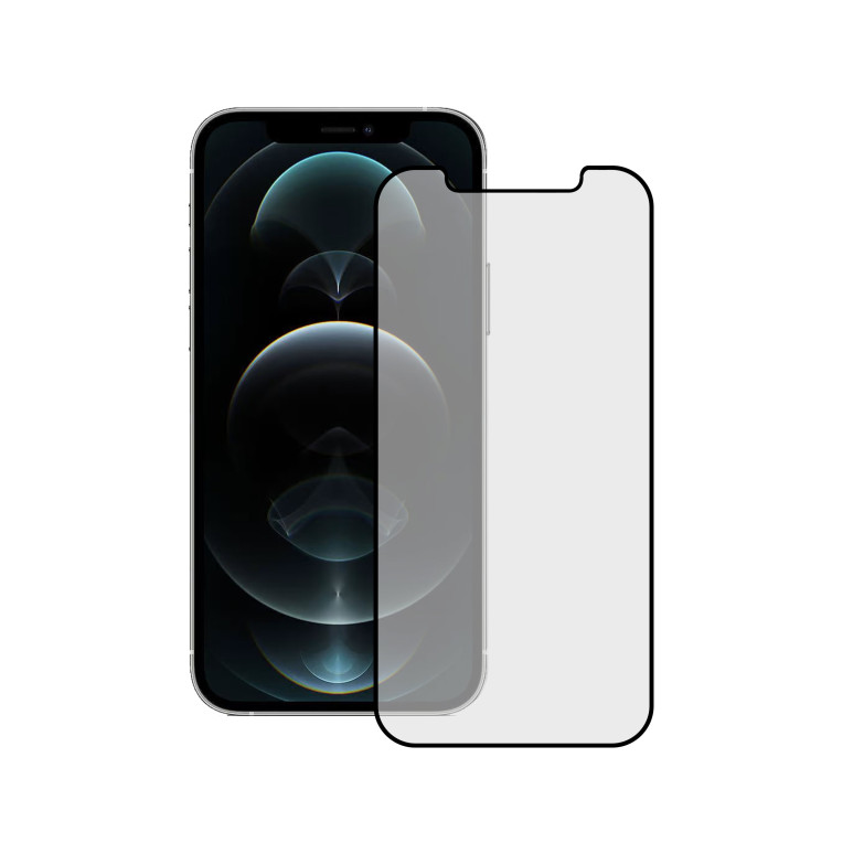 Protector de pantalla para iPhone 12 Pro Max, Vidrio reforzado con TPU,  Máxima resistencia, Borde flexible