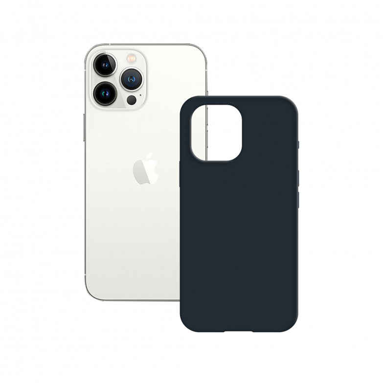 Semi-Rigid Case for iPhone 13 Pro Max, Anti-slip, Microfiber Lining, Wireless Charging Compatible, Blue