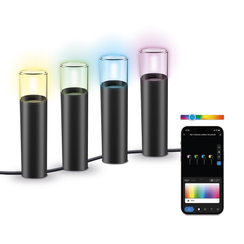 Set of 4 KSIX SmartLED outdoor...