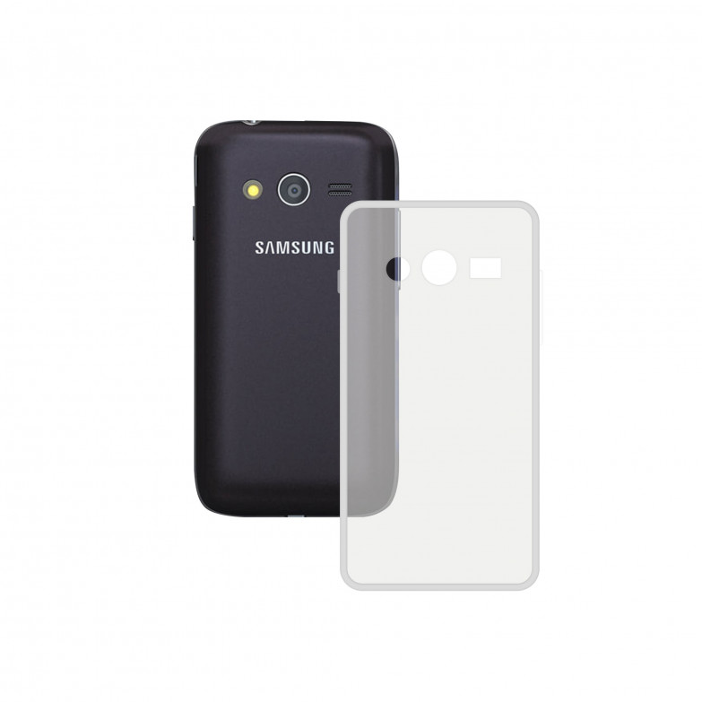 Funda Ksix para Samsung Galaxy Ace 4 LTE 357, Flexible, Transparente