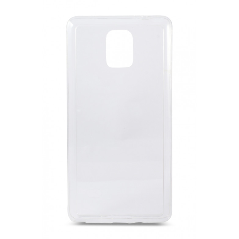 Ksix Ultrathin Fusion Cover With Tpu Edge For Galaxy Note 4 Transparent