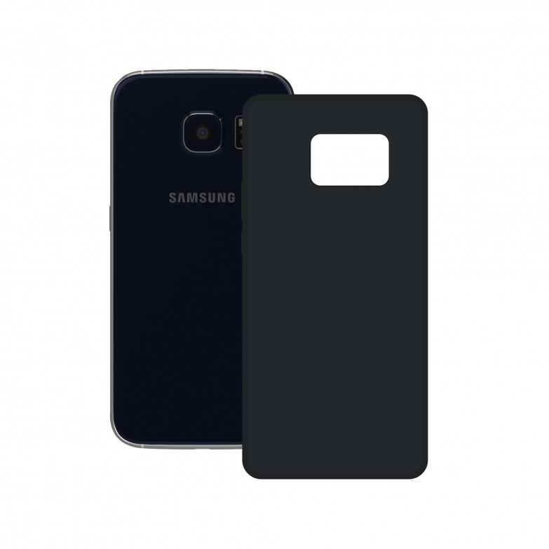Funda para Samsung Galaxy S6 EDGE, Rígida, Negro