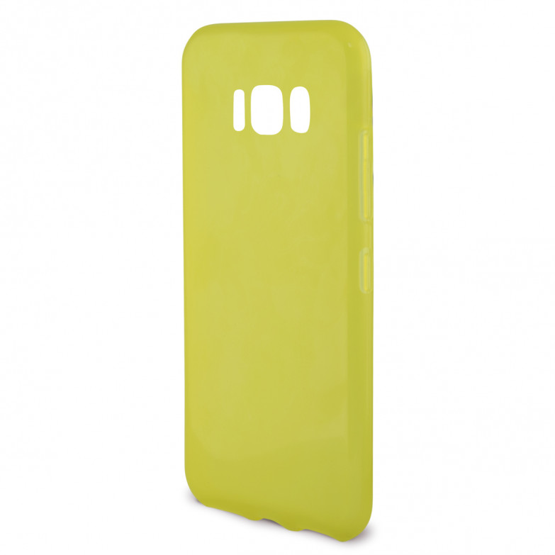 Ksix Sense Aroma Flex Cover Tpu Lemon Scent For Galaxy S8 Plus Yellow