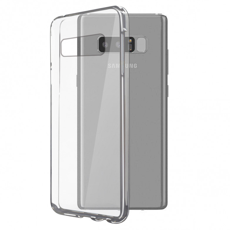 Funda para Samsung Galaxy Note 8, Semirrígida, Transparente
