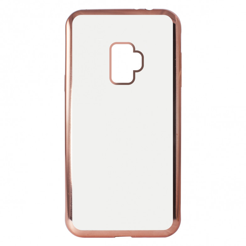 Ksix Metal Flex Cover Tpu For Galaxy S9 Plus Metallic Rose Gold