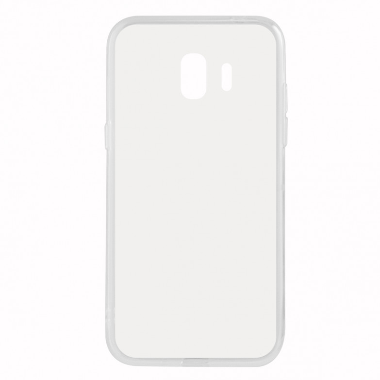 Funda para Samsung Galaxy J2 Pro 2018, Semirrígida, Transparente