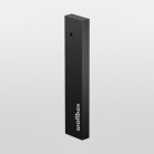Wallbox Eiffel pedestal, Compatible with Copper SB, Indoor and outdoor, IK10, Galvanized Steel, Black