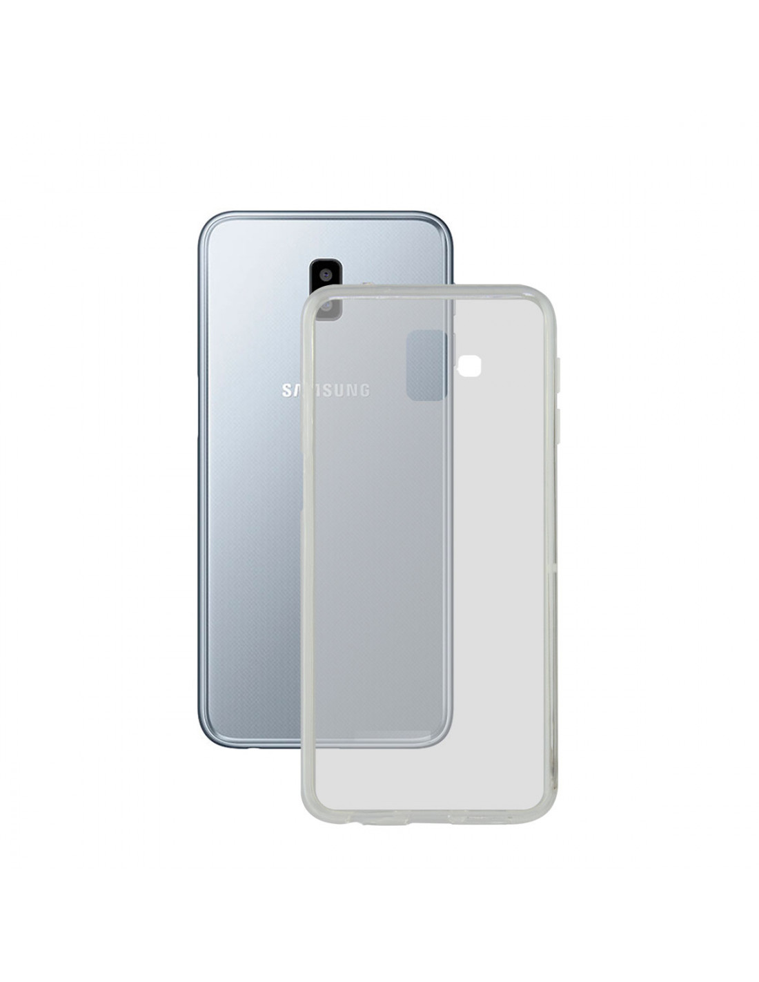 Funda para Galaxy J6 Plus 2018, Flexible, Transparente