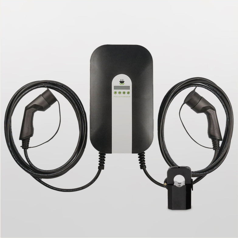 Policharger NW-DBLT23F electric vehicle charger, 22 kW, 5 m T2 hoses, Dynamic charge regulation