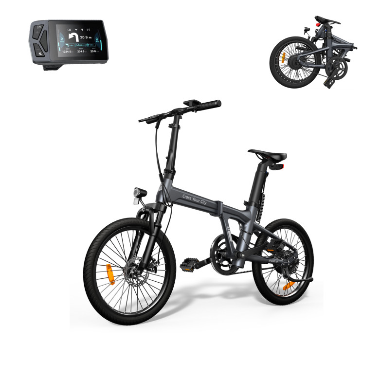 Xiaomi ADO AIR 20S folding electric bike, gray