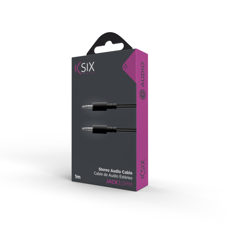 KSIX Audio Cable 3,5 Mm To 3,5 Mm