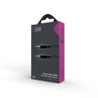 Cable alargador de 1 m, Jack 3,5 mm, Negro