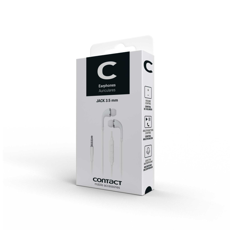 Contact wired earset, Jack 3.5 mm,...