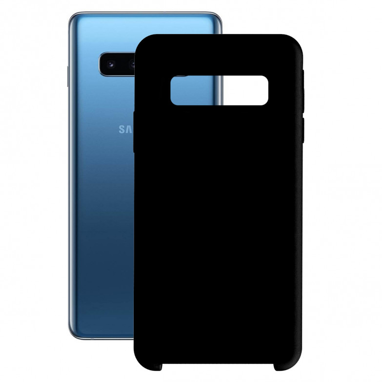 Ksix Soft Silicone Case For Galaxy S10 Black