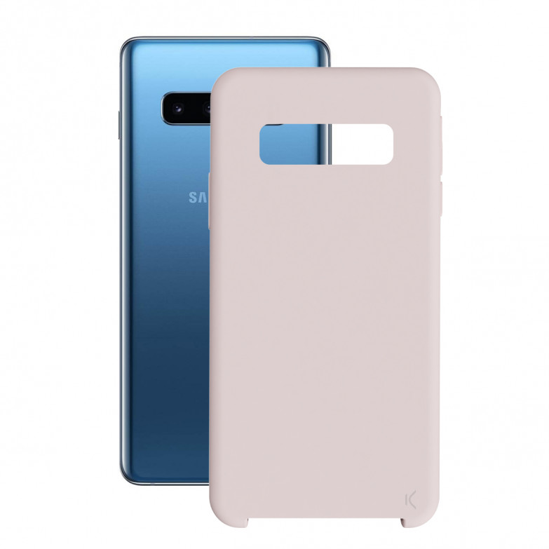 Ksix Soft Silicone Case For Galaxy S10 Rose