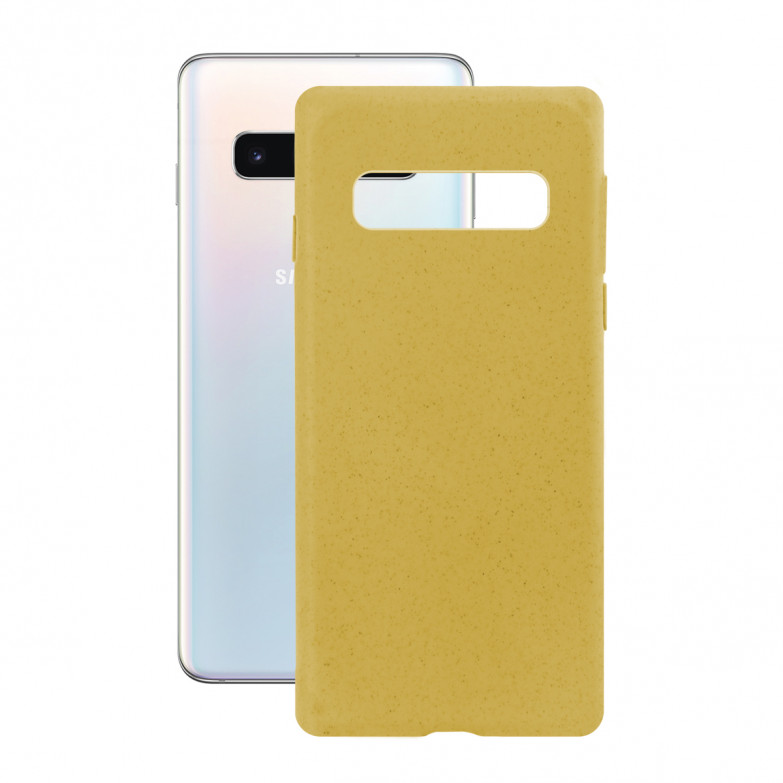 Ksix Eco-Friendly Case For Galaxy S10 Yellow