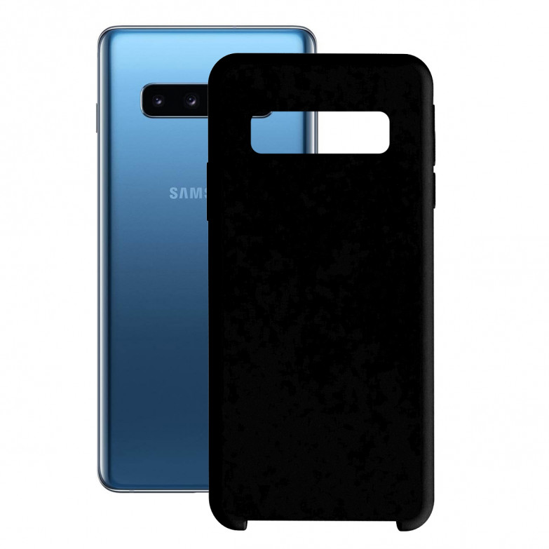 Funda para Samsung Galaxy S10 Plus, Semirrígida, Negro