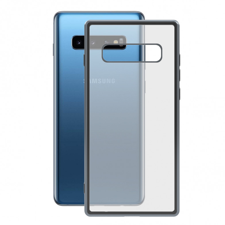 Ksix Metal Flex Cover For Galaxy S10 Plus Metallic Grey