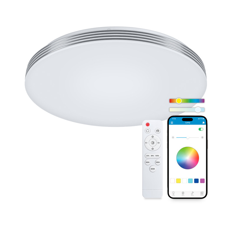 Bombillas inteligentes SmartLED GU10 Ksix, 5,5W equivalente 35W