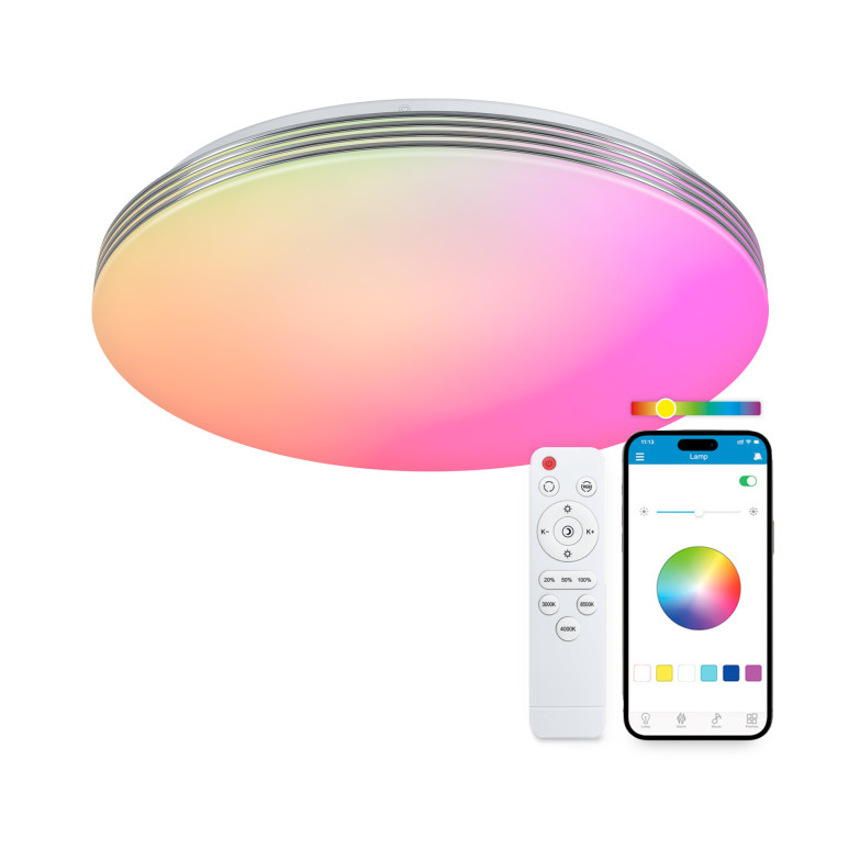 KSIX Boreal SmartLED ceiling light,... KSIX Boreal SmartLED ceiling light,...