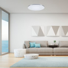 Plafón SmartLED KSIX Boreal, RGBIC + CCT, Diámetro 38,5 cm, 5.600 lm, 52 W, App iLink, Blanco