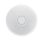 KSIX Aura SmartLED ceiling light, 5 W built-in speaker, RGBIC+CCT, 48,5 cm diameter, 7.200 lm, 60 W, iLink app, White