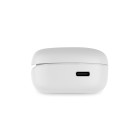 KSIX Oblivion wireless earphones, In-ear button design, 4+15 h autonomy, Touch control, Calls, Voice assistants, White