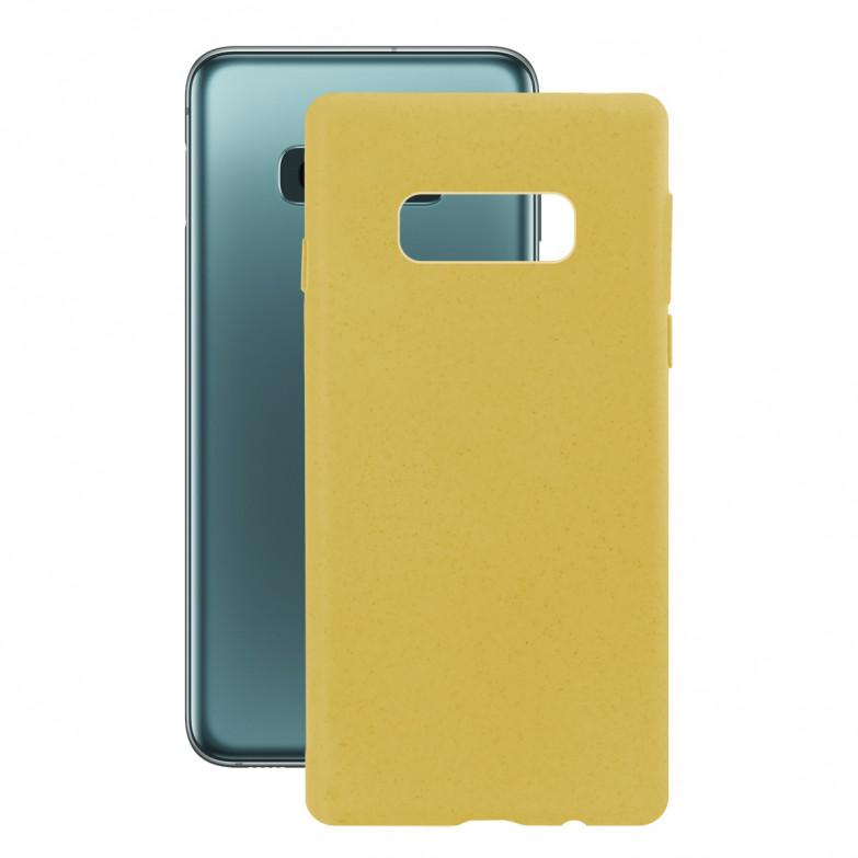 Ksix Eco-Friendly Case For Galaxy S10e Yellow