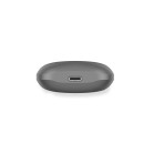 KSIX Meteor wireless earphones, Metallic case, ENC, 4+28 h autonomy, Touch control, Calls, Voice assistants, Gray