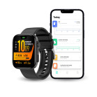 Smartwatch Contact iStyle, Pantalla IPS 2,01”, Aut. 5 días, Modos deporte y salud, Llamadas, Asistentes voz, Sumergible, Negro