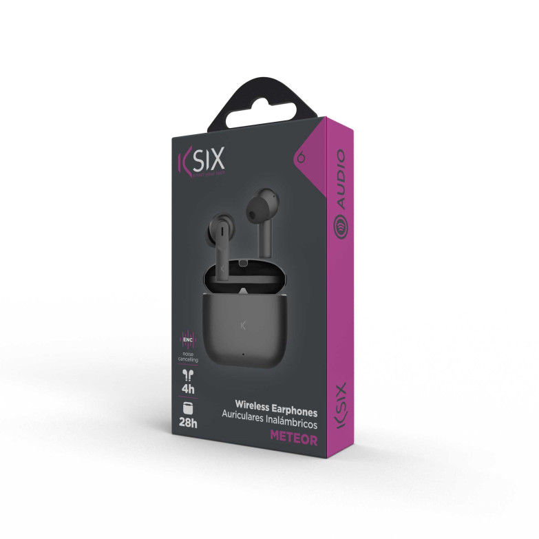 KSIX Meteor wireless earphones,...