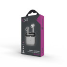 Auriculares inalámbricos KSIX Meteor, Estuche metálico, ENC, Autonomía 4+28 h, Control táctil, Asistentes de voz, Plateado