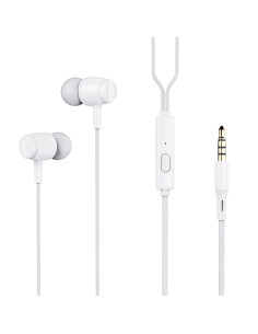 Ksix Auriculares con cable , USB-C para Android + iPhone 15 y posteriores,  Micrófono y control de volumen, Negro