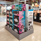 KSIX Phenomena ceiling light display, 12 seconds self-assembly, 100% recyclable cardboard, 148 x 56 x 50 cm, 10 pcs. capacity