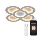 Plafón SmartLED KSIX Barcelona, CCT, 40 cm, 11.387 lm, 90 W, App Tuya Smart, Asistentes de voz, Blanco
