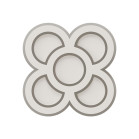 Plafón SmartLED KSIX Barcelona, CCT, 40 cm, 11.387 lm, 90 W, App Tuya Smart, Asistentes de voz, Blanco