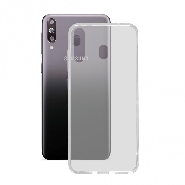 Funda para Samsung Galaxy M30, Flexible, Transparente