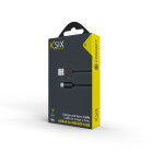 USB-A to Micro-USB KSIX 12 W charge and data cable, 1 m, Black