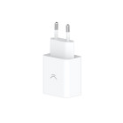KSIX 30W wall charger, PPS, Power Delivery, Ultra fast charge, Multiport 1 x USB-C + 1 x USB-A, White