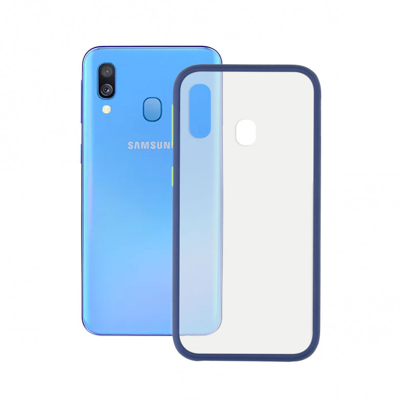 Funda para Samsung Galaxy A40, Semirrígida, Azul