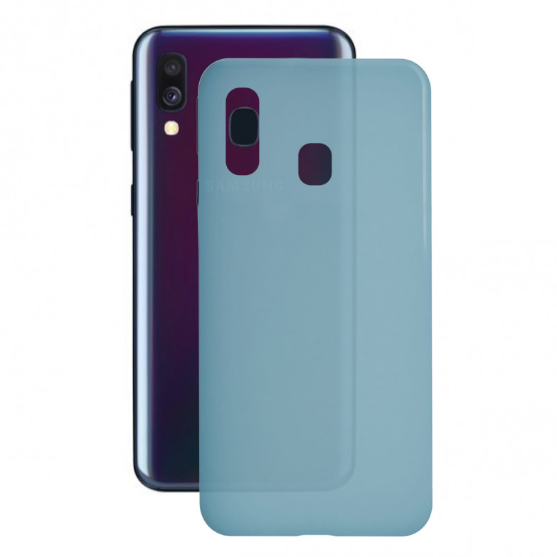 Funda para Samsung Galaxy A40, Flexible, Azul