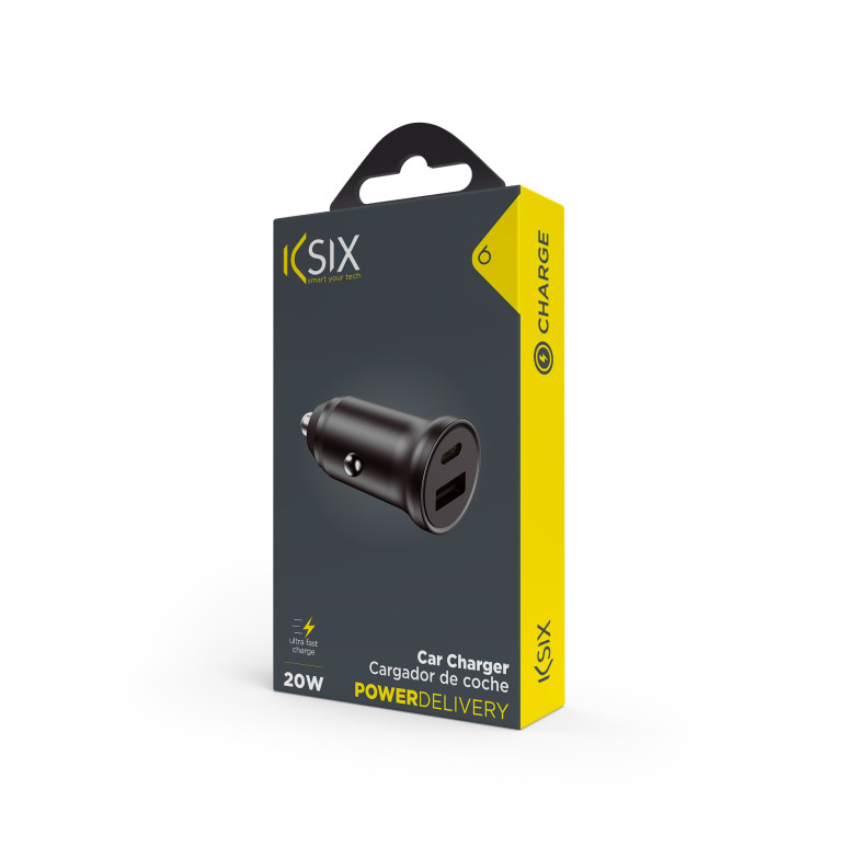 KSIX 20 W car charger, Fast charge,...